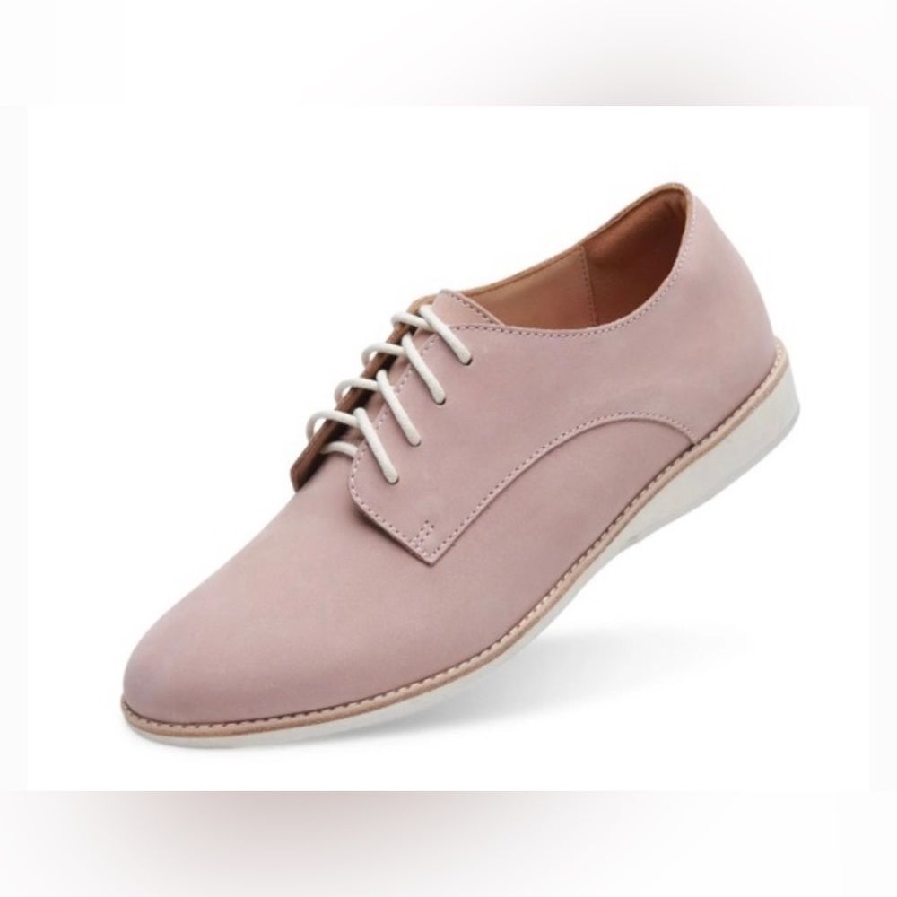 Rollie Nation pink genuine leather Derby 
shoe size W41; Great condition!